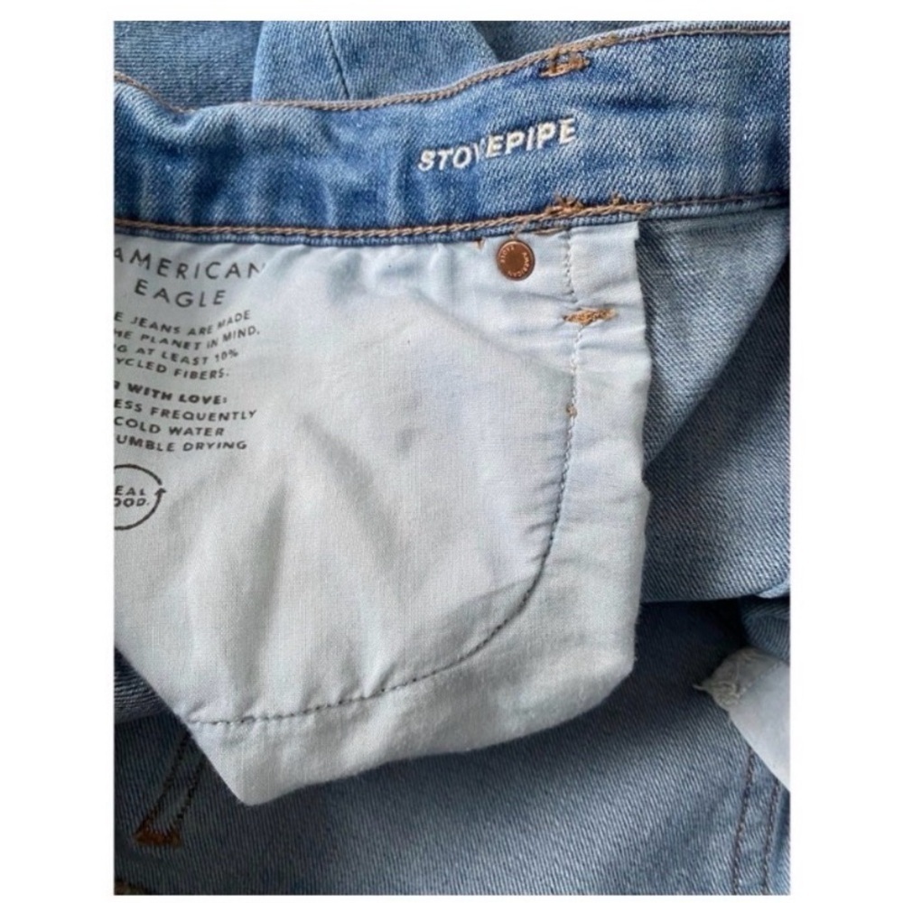AMERICAN EAGLE Stovepipe Cuff Crop Jeans - Picture 10 of 13